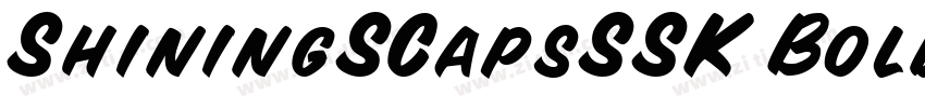 ShiningSCapsSSK Bold字体转换
